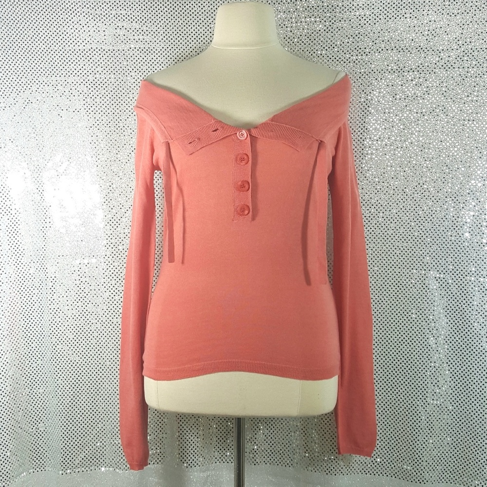 BCBG Generation Coral Sweater Size L
